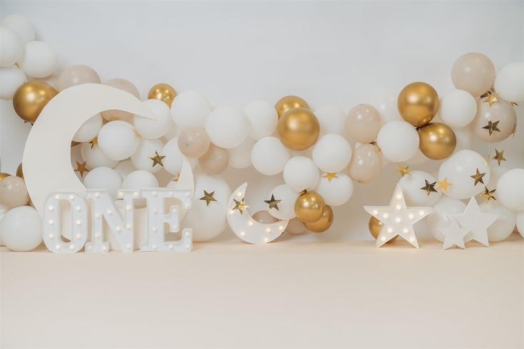Glitter and Stars Backdrop
