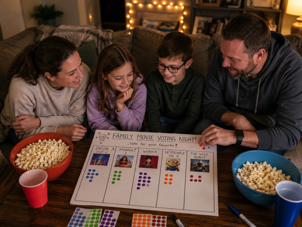 13. Have a Family Movie Voting Night