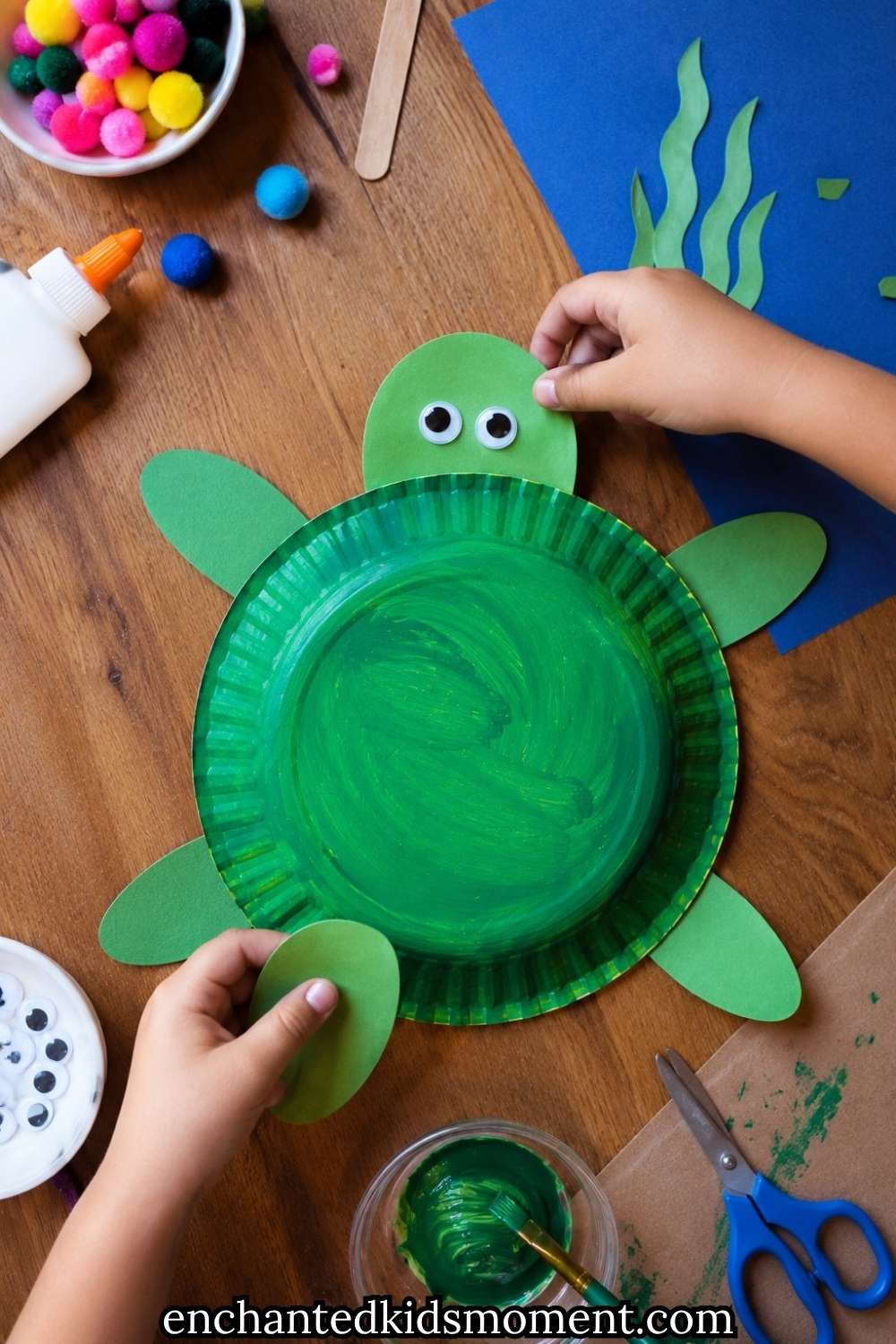 How to Make an Easy Sea Turtle Craft for Kids Using Paper Plates (Step-by-Step)