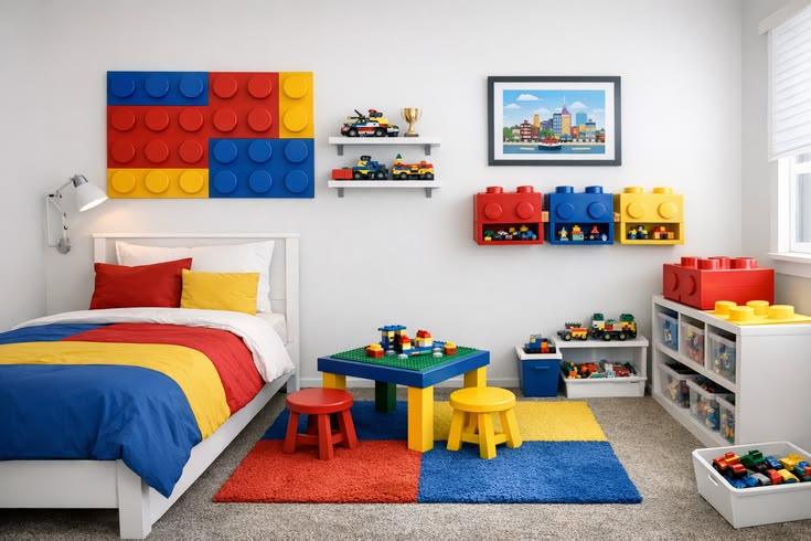 LEGO Bedroom Ideas for Creative Builders