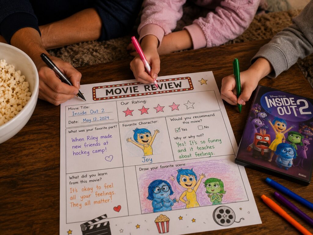 Make a Movie Review Activity