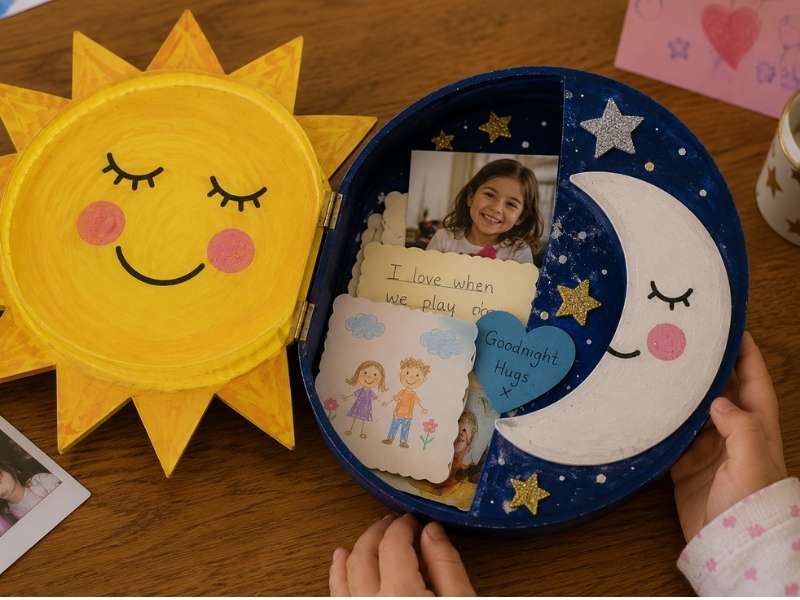 Make a Sun and Moon Memory Keepsake