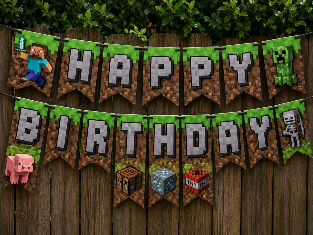 Minecraft banner