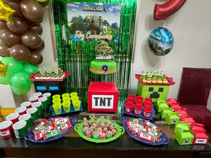 Minecraft Crafting Table Snack Station