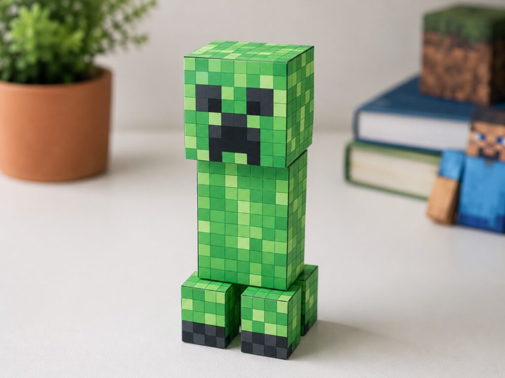  Minecraft Creeper Cube