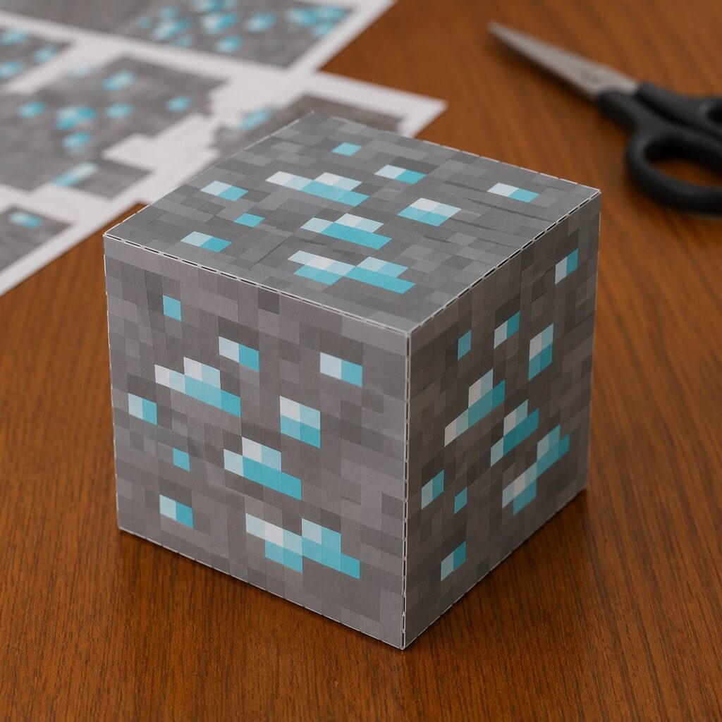 Minecraft Diamond Ore Block