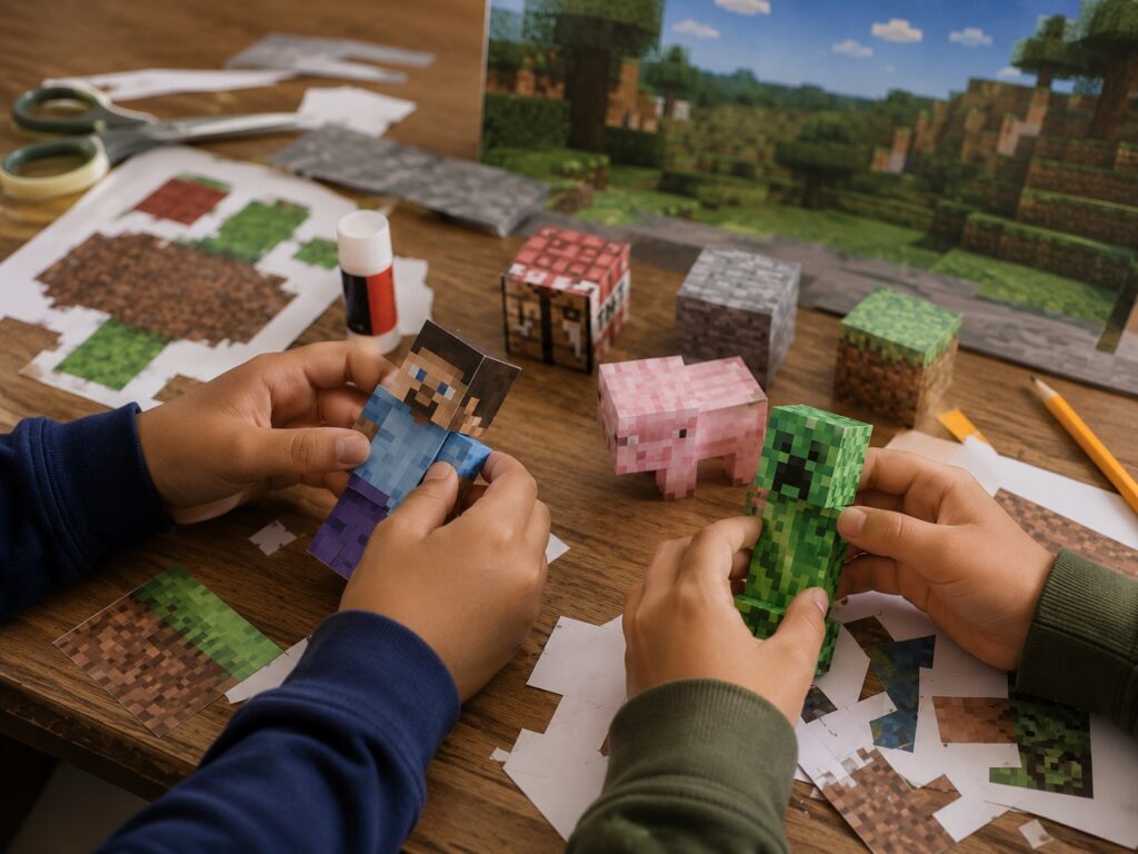 Minecraft Paper Craft