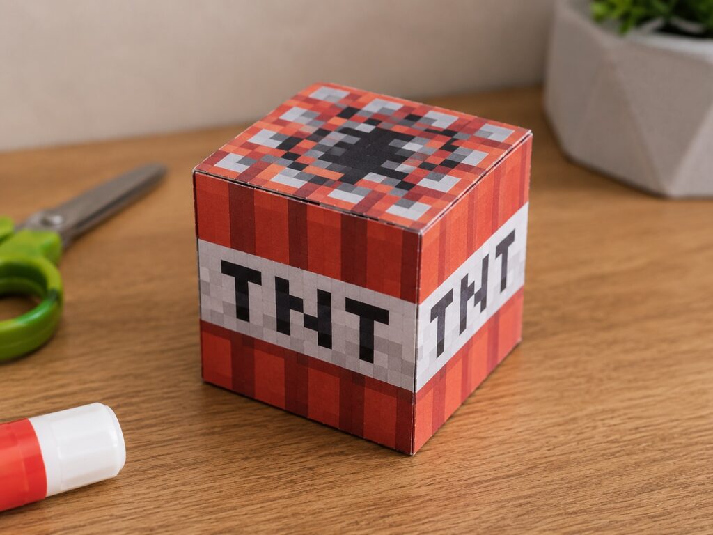 Minecraft TNT Paper Block