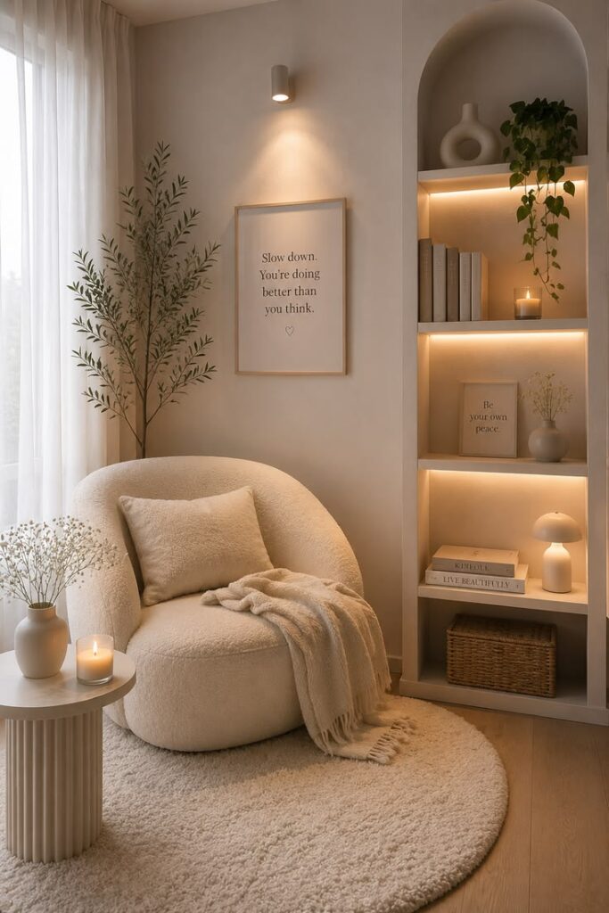 Minimalist Reading Nook