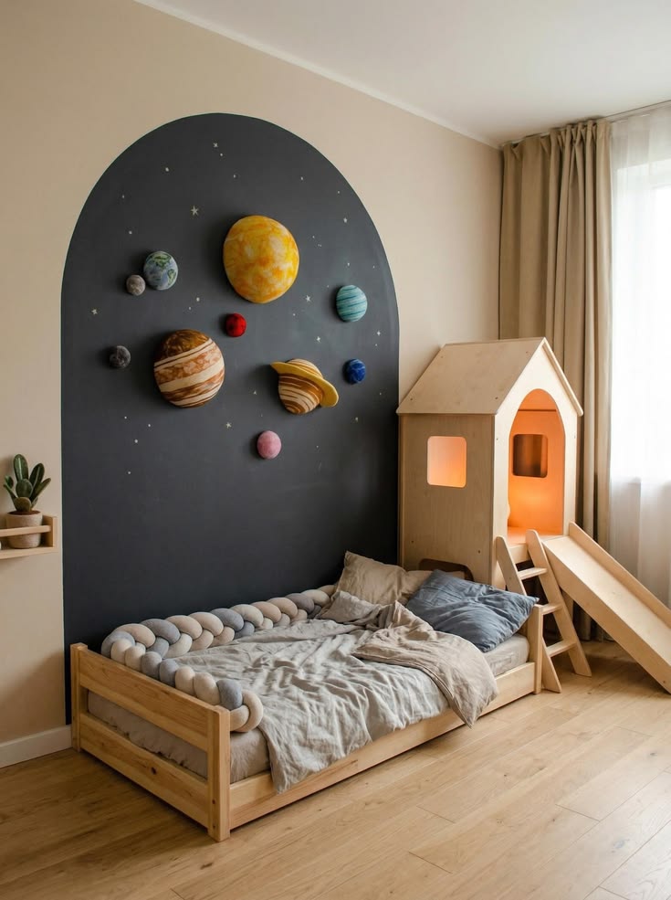 Minimalist Space Nursery