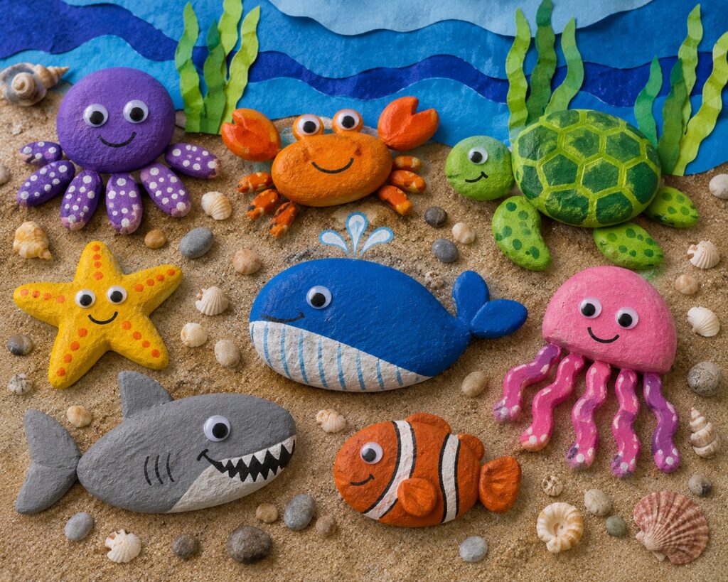Ocean Rock Creatures