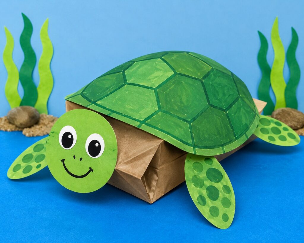 Paper Bag Sea Turtle