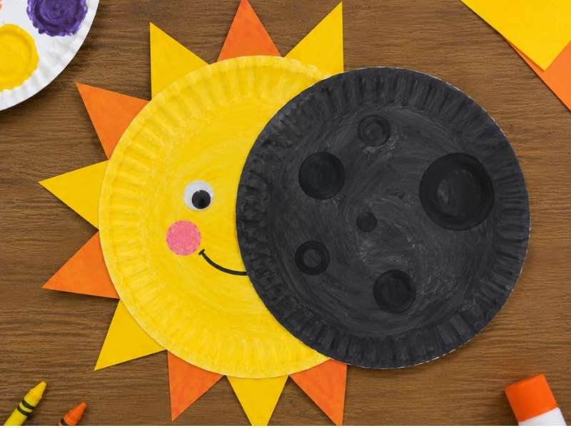 Paper Plate Eclipse Craft
