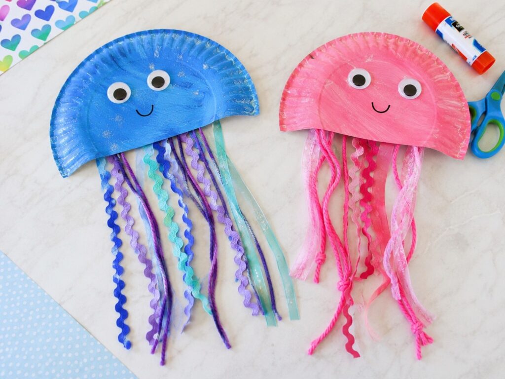 Paper Plate Jellyfish
