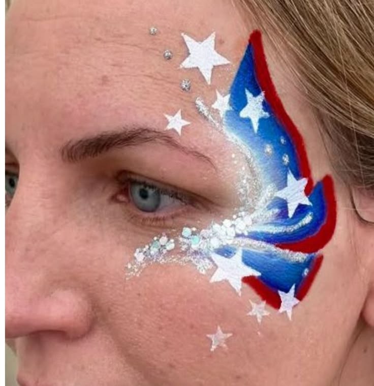 Patriotic Shooting Star Mask