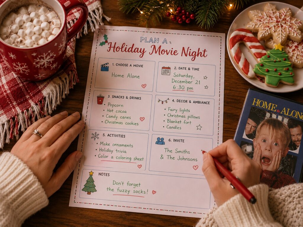 Plan a Holiday Movie Night
