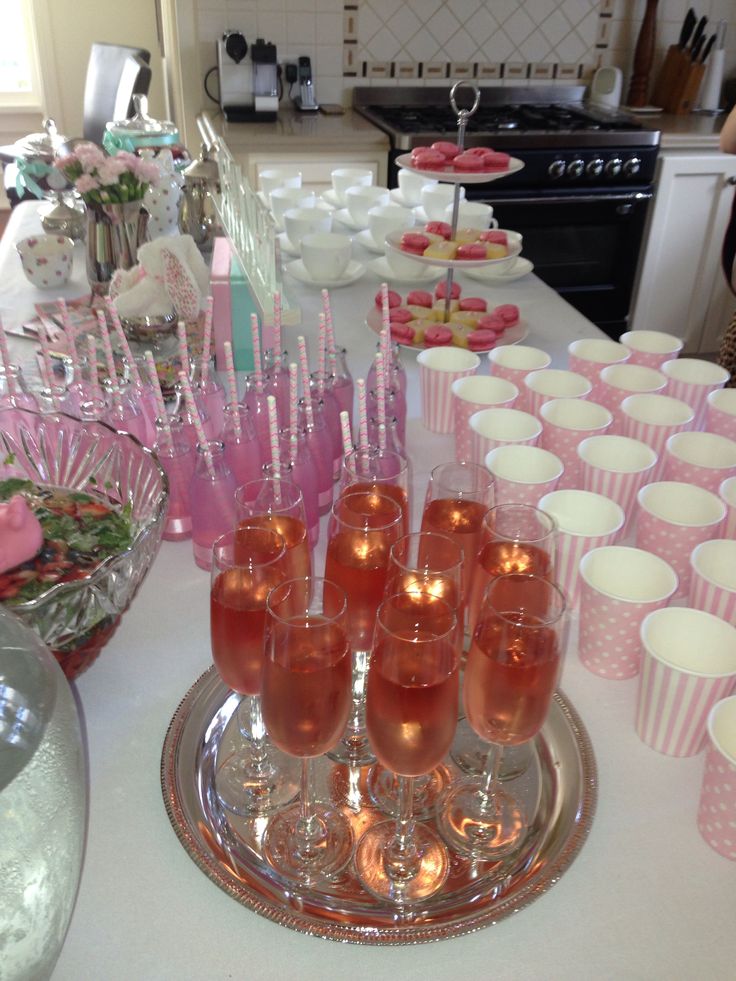 Prepare a Pretty Drink Station