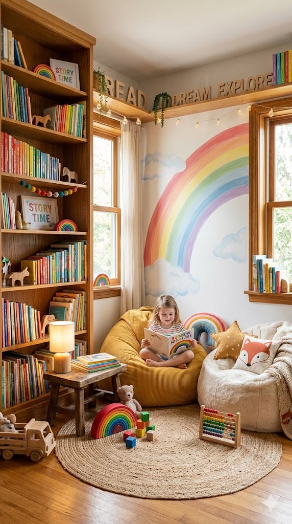Rainbow Reading Corner