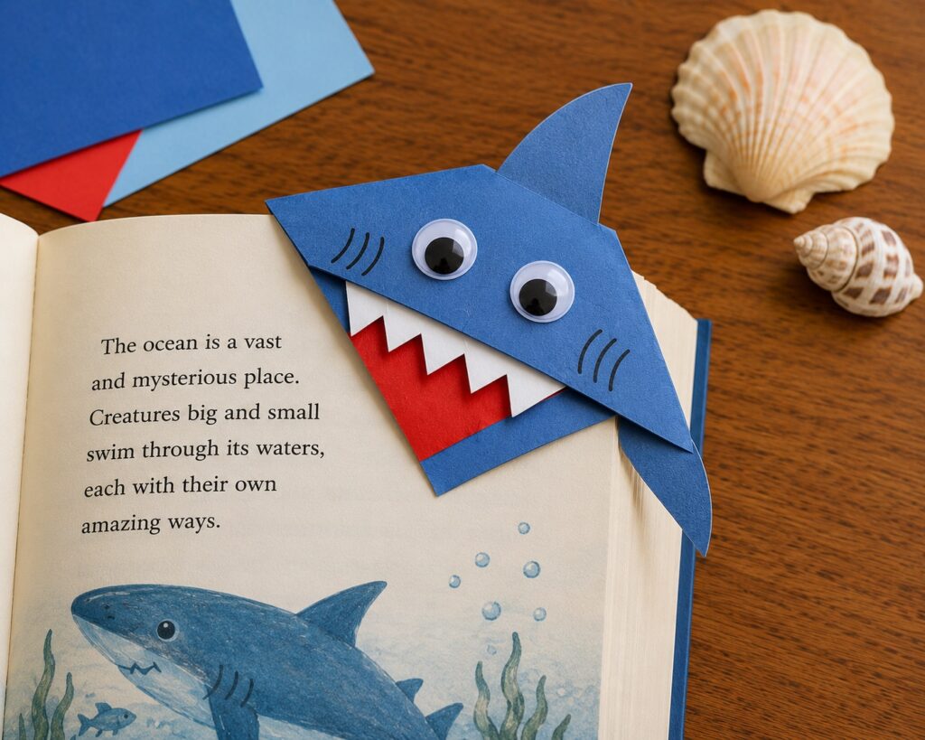 Shark Bookmark Craft