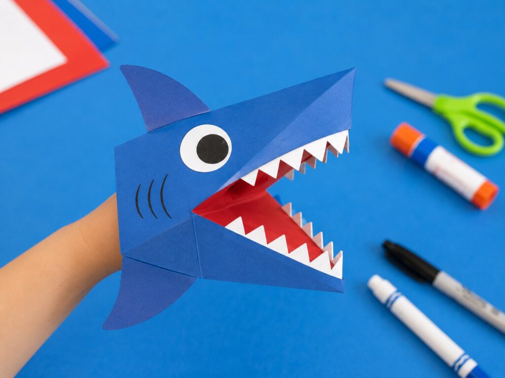 Shark Paper Puppet