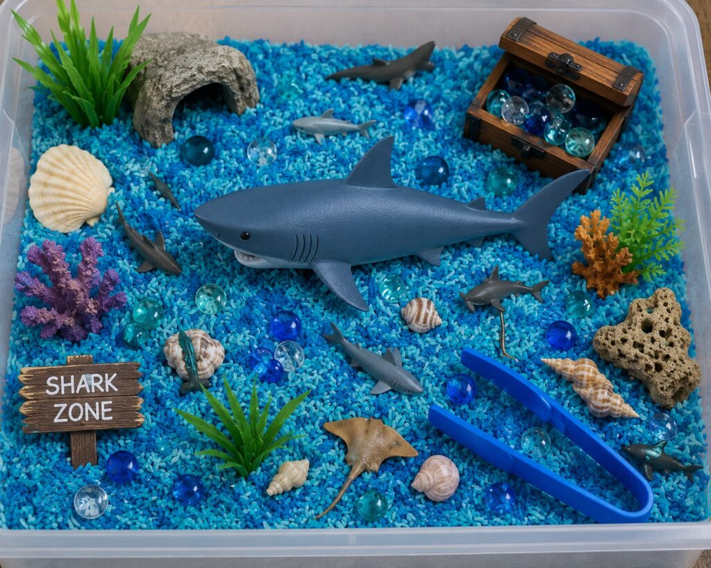 Shark Sensory Bin