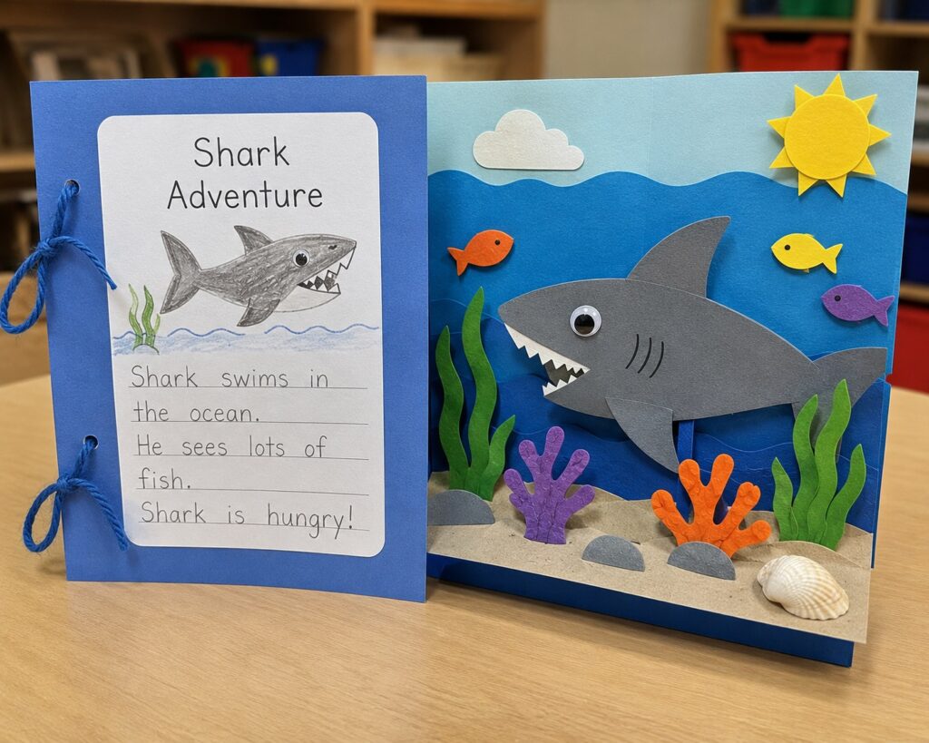 Shark Storybook Craft