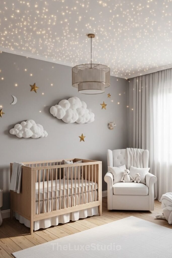 Space and Clouds Nursery