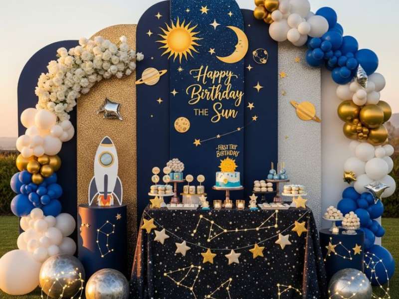 Space explorer party theme