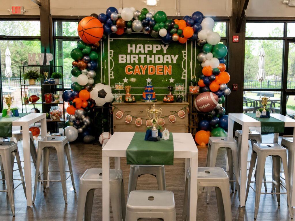 Sports theme party