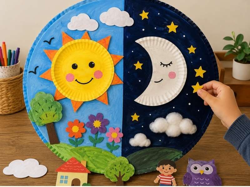 Sun and Moon Storytelling Board