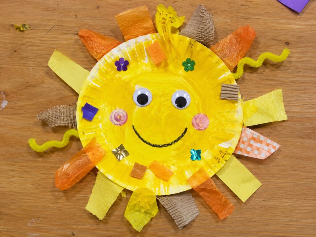  Textured Sun Craft With Mixed Materials