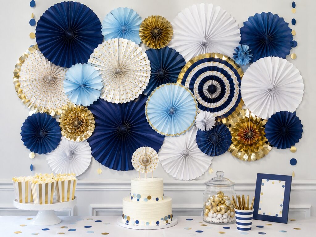 Turn Paper Fans Into Statement Decorations
