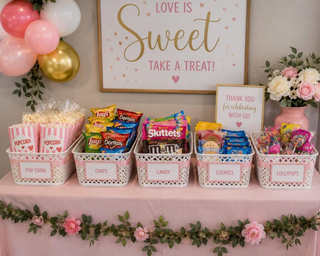 Turn Dollar Store Baskets Into Treat Stations