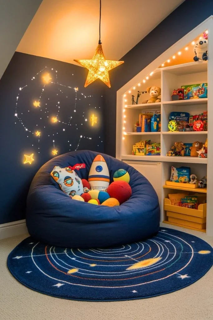 Twinkle Light Galaxy Room