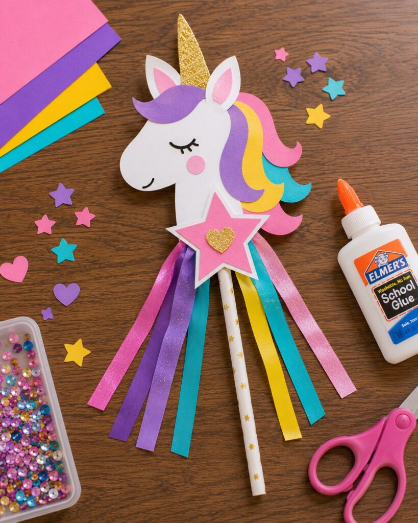 Unicorn Paper Wand