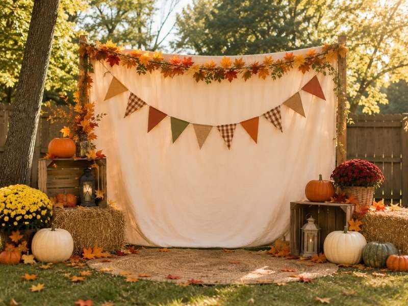 31 Timeless DIY Fall Backdrop Ideas for Kids' Parties That Always Look Beautiful