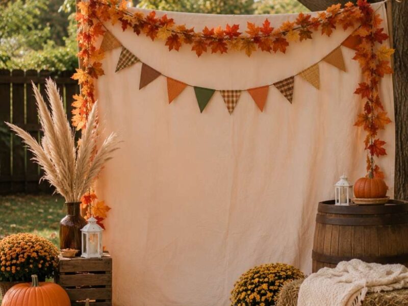 31 Timeless DIY Fall Backdrop Ideas for Kids' Parties That Always Look Beautiful