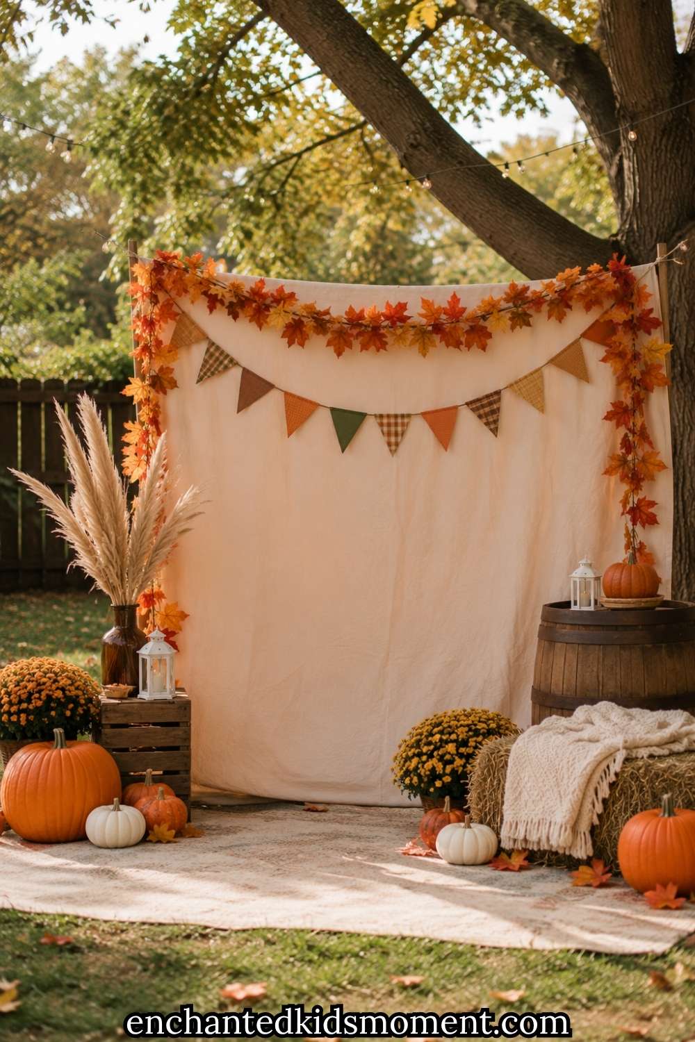 31 Timeless DIY Fall Backdrop Ideas for Kids' Parties That Always Look Beautiful