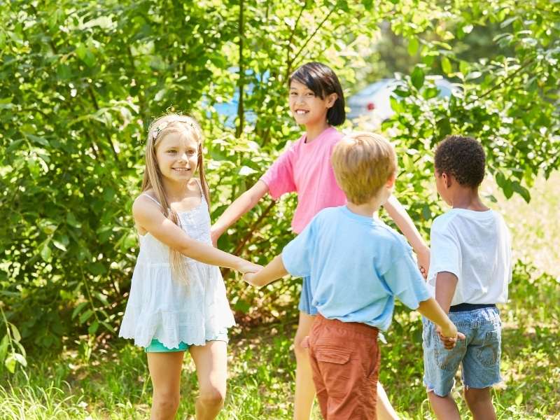 Kids playing