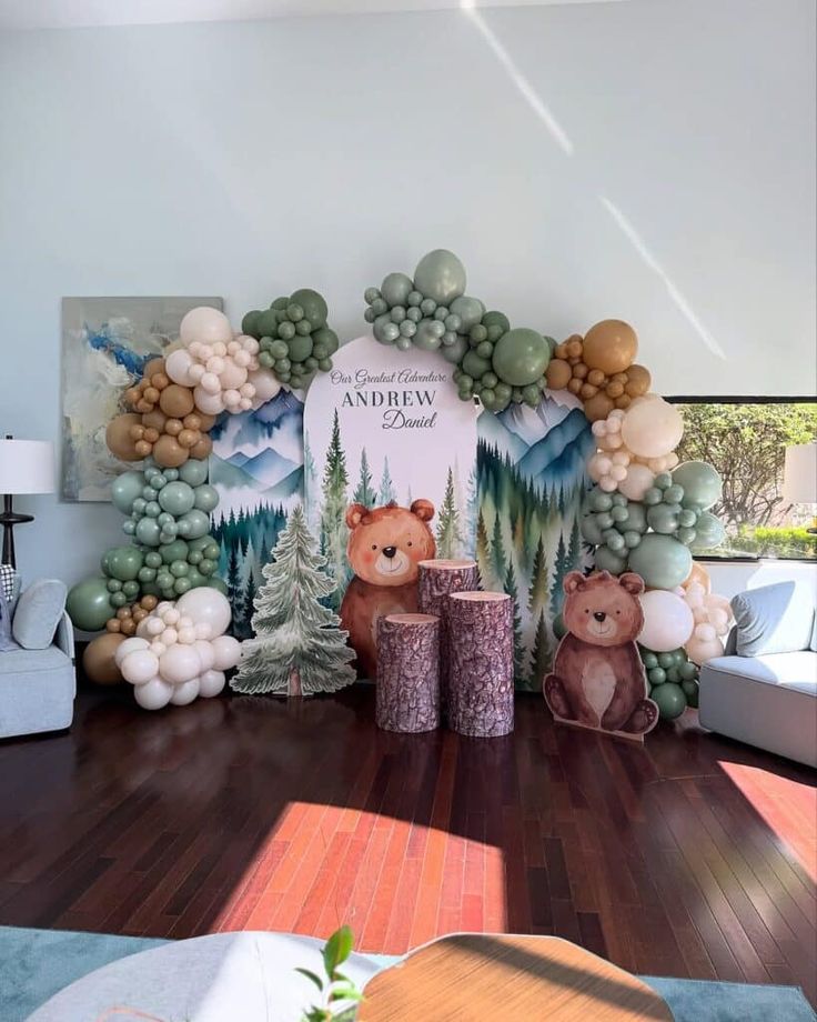 Acorn and Oak Tree Birthday Party