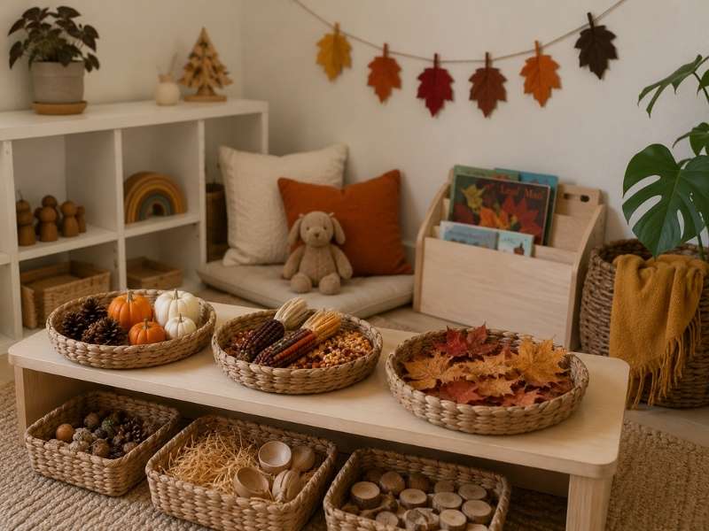Add Fall Sensory Baskets That Celebrate the Season
