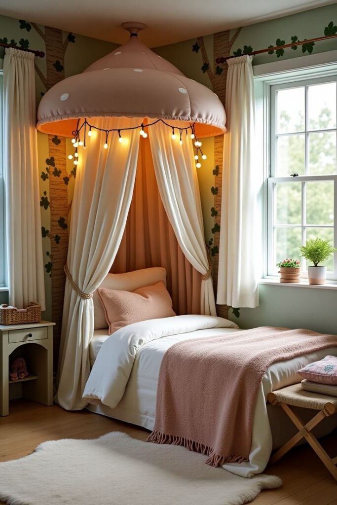  Add a Canopy Above the Bed for a Storybook Feel