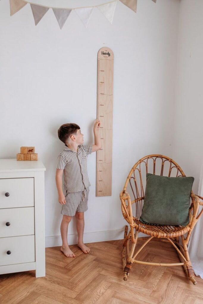  Add a Growth Chart That Becomes a Family Keepsake