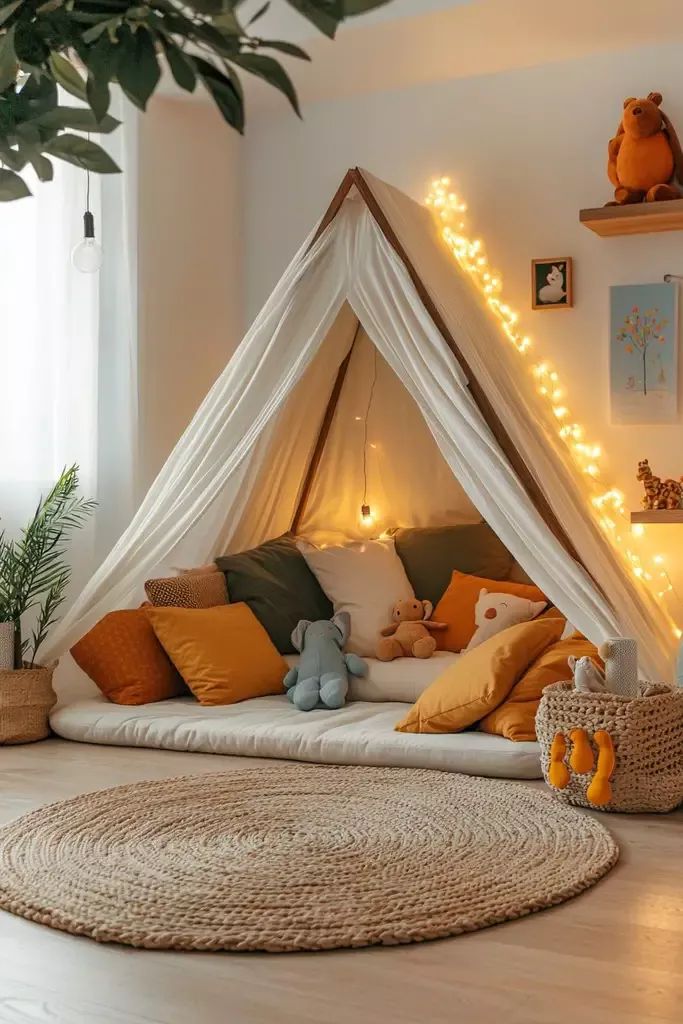 Add a Play Tent for Imaginative Adventures