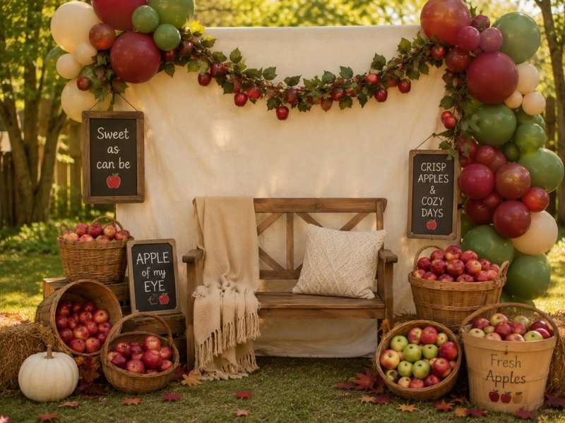 Apple Basket Photo Corner