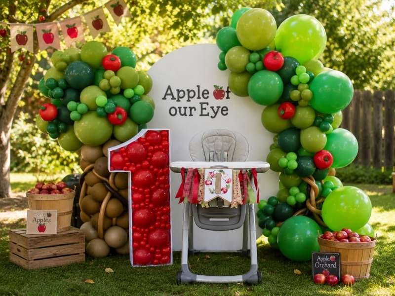 Apple Orchard Backdrop