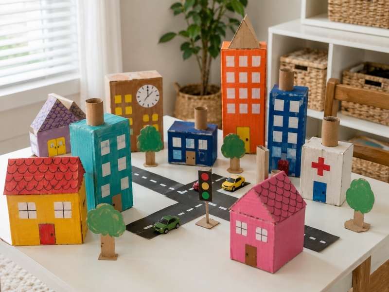 Build a Cardboard Box Town