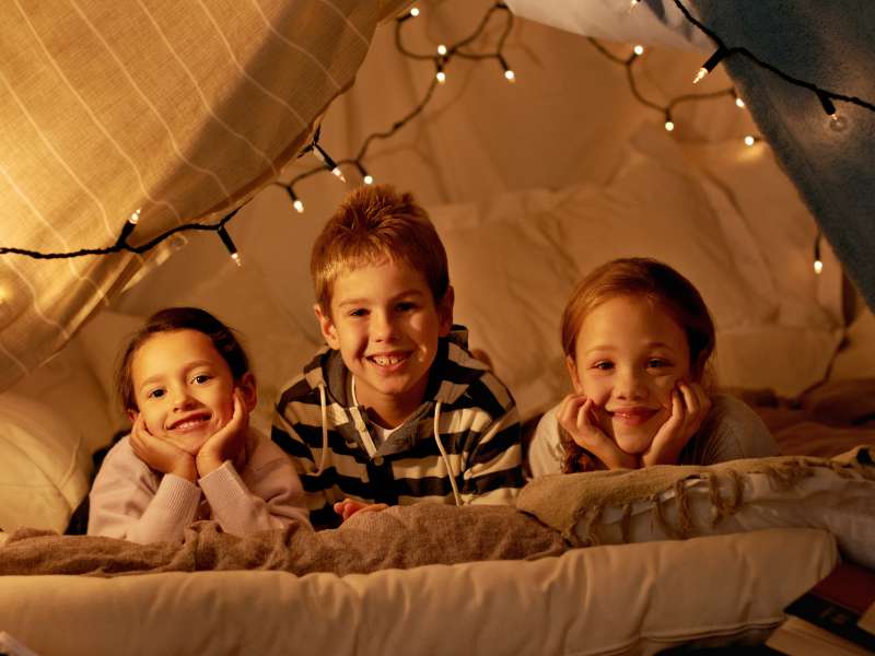 Indoor Camping Night for Kids