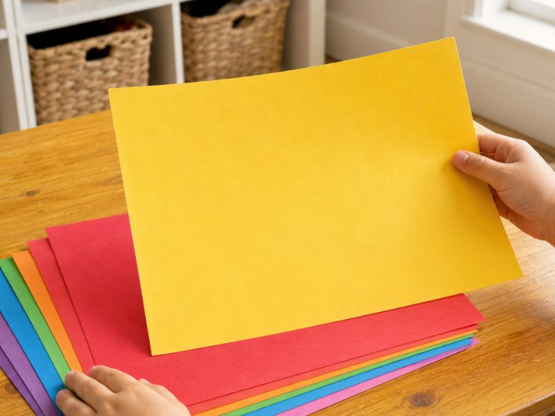 Choose Bright, Sturdy Paper
