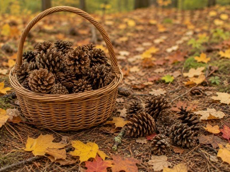 Collect Pinecones for Future Fall Crafts